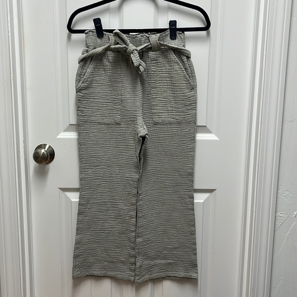 Sage Gauzy Cotton‎ Wide Leg Pant - Picture 1 of 3